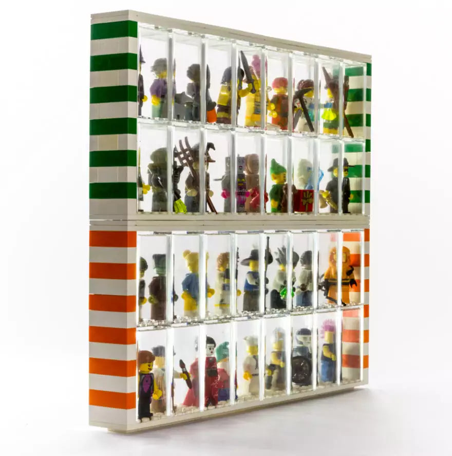 Detail 3: FaBiOX FX001-8 Vitrinen 4x4 für LEGO-Minifiguren (8 Stück), transparent-klar