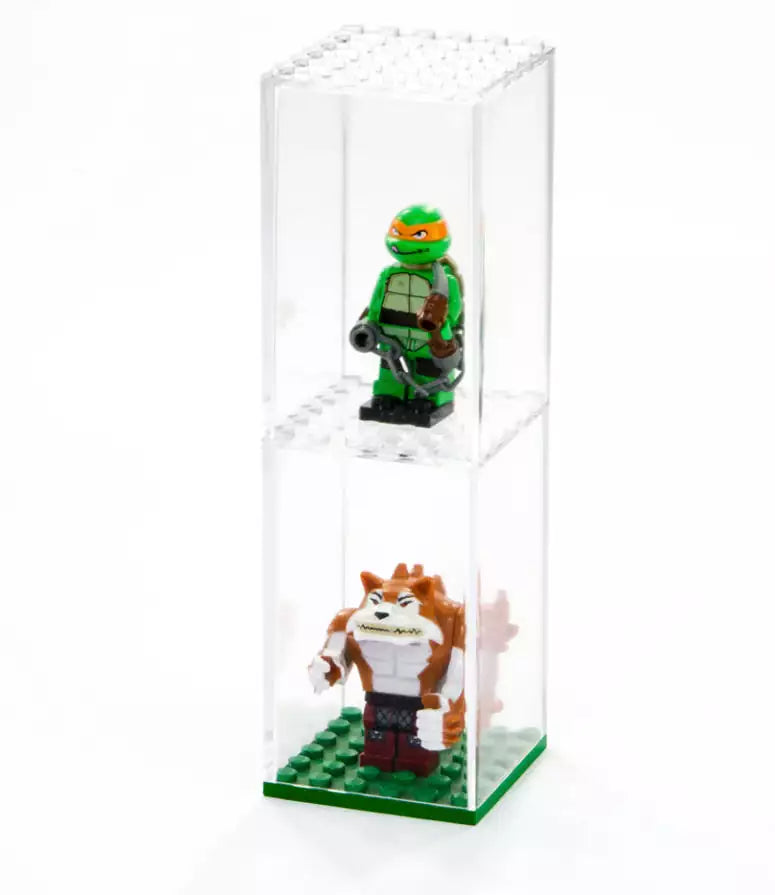 FaBiOX FX002 Vitrine 6x6 für LEGO-Minifigur, transparent-klar