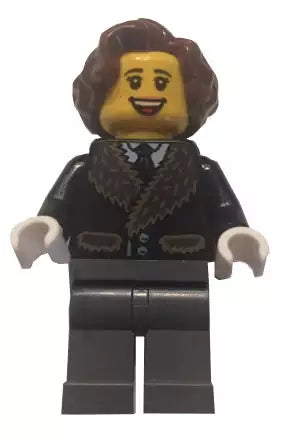 LEGO City Minifiguren HOL075 Mädchen mit grüner Winterjacke
