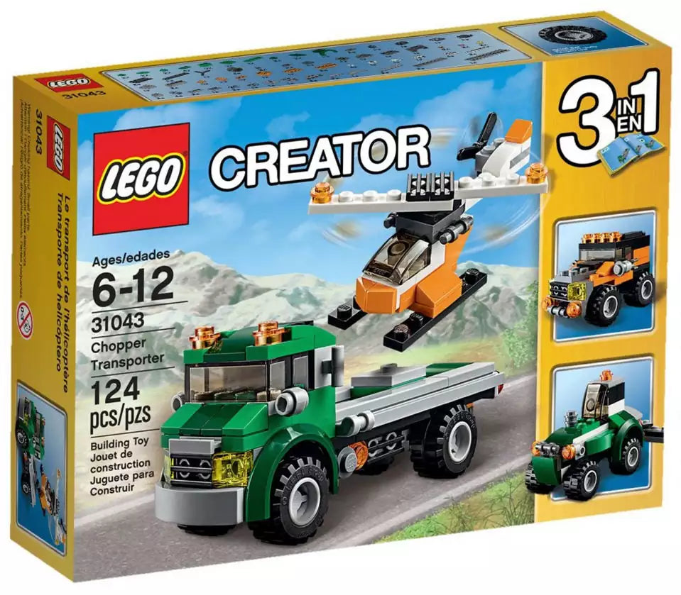 LEGO Creator 31043 Hubschrauber Transporter, Box