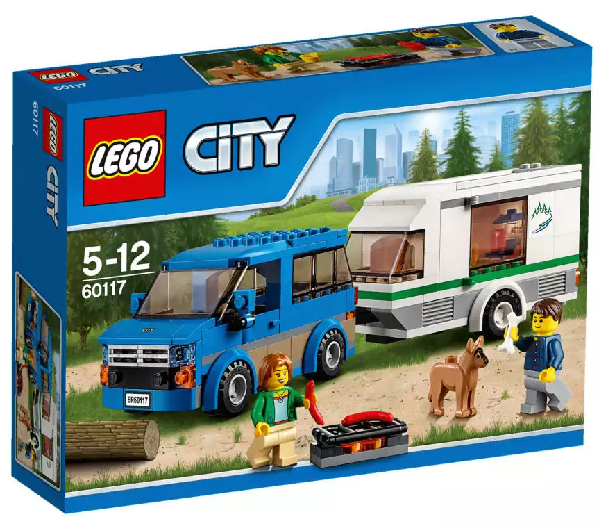 LEGO City 60117 Van & Wohnwagen, Box