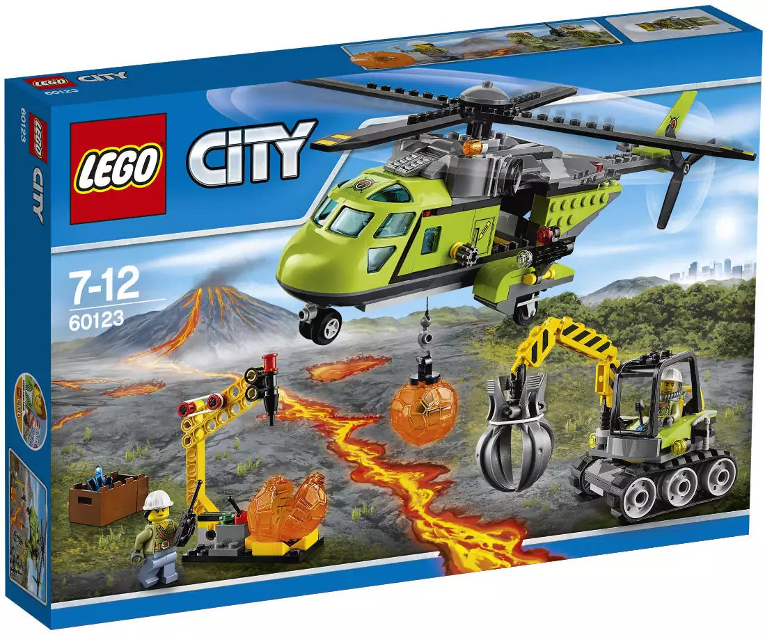 LEGO City 60123 Vulkan-Versorgungshelikopter, Verpackung