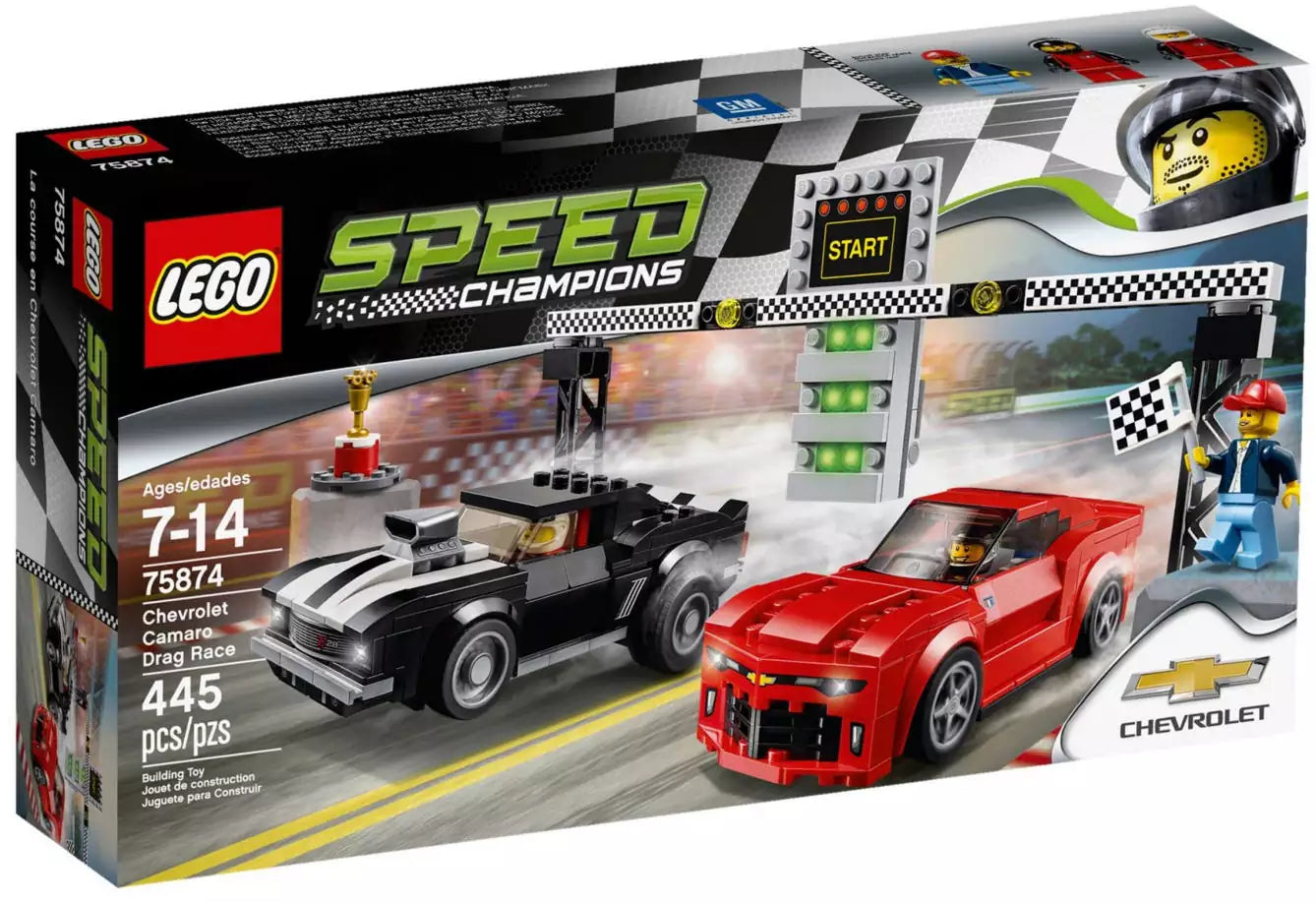 LEGO Speed Champions 75874 Chevrolet Camaro Drag Race, Verpackung