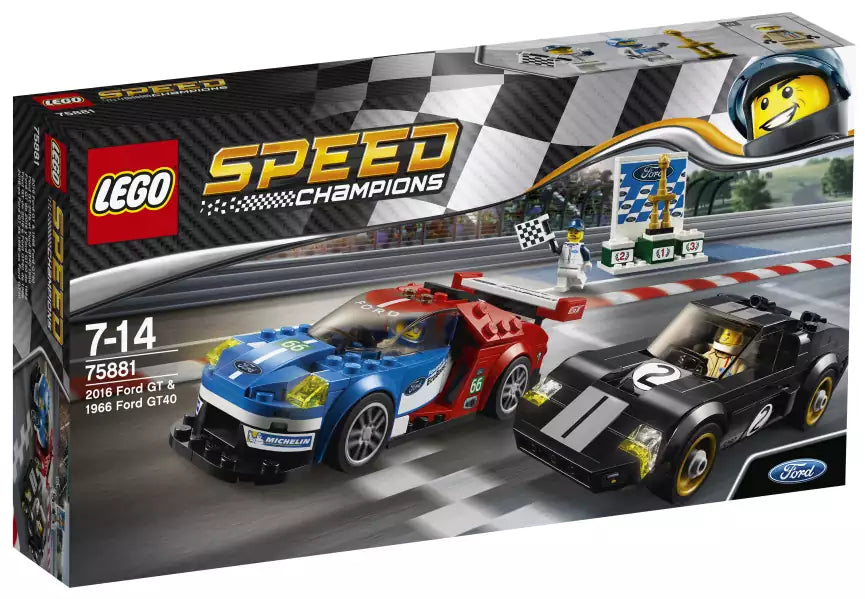 LEGO Speed Champions 75881 2016 Ford GT & 1966 Ford GT40, Verpackung