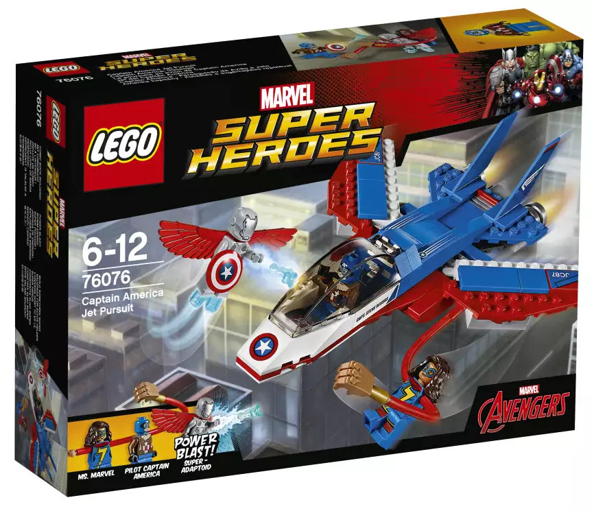 LEGO Super Heroes 76076 Düsenjet, Verpackung