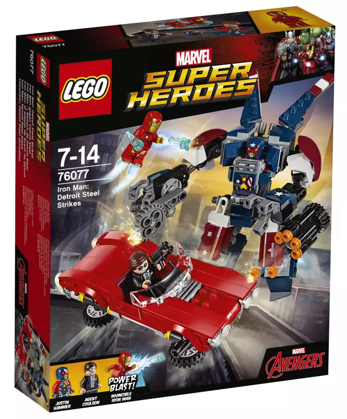 LEGO Super Heroes 76077 Iron Man gegen Detroit Steel, Verpackung
