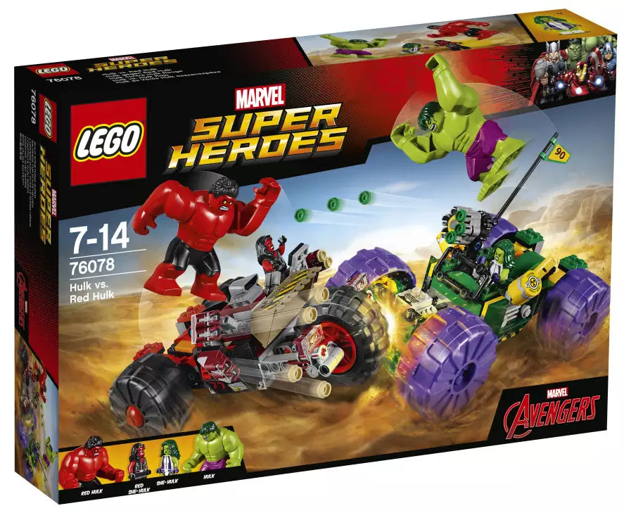 LEGO Super Heroes 76078 Hulk gegen  Red Hulk, Verpackung