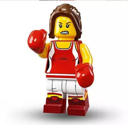 LEGO Minifiguren Serie 16 71013-08 Kickboxerin, Inhalt